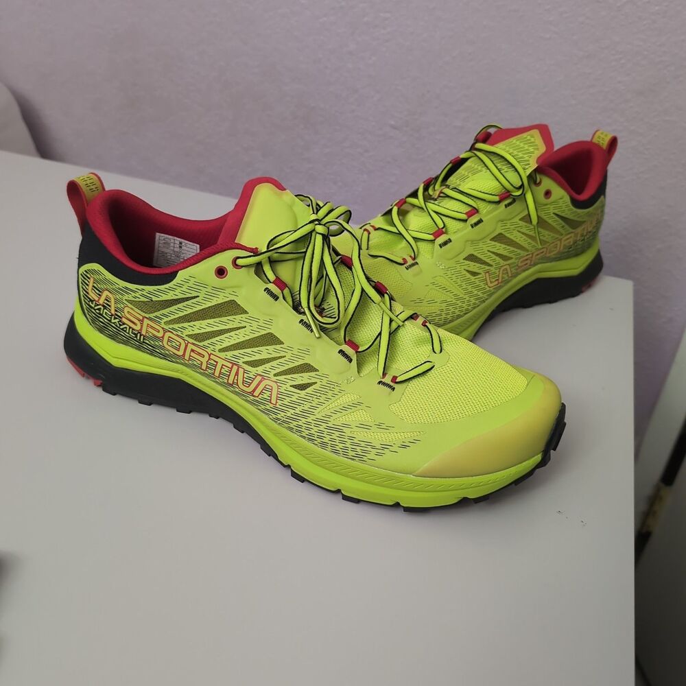 La Sportiva Jackal II Shoes Mens 14.5 Neon Trail Running Shoes